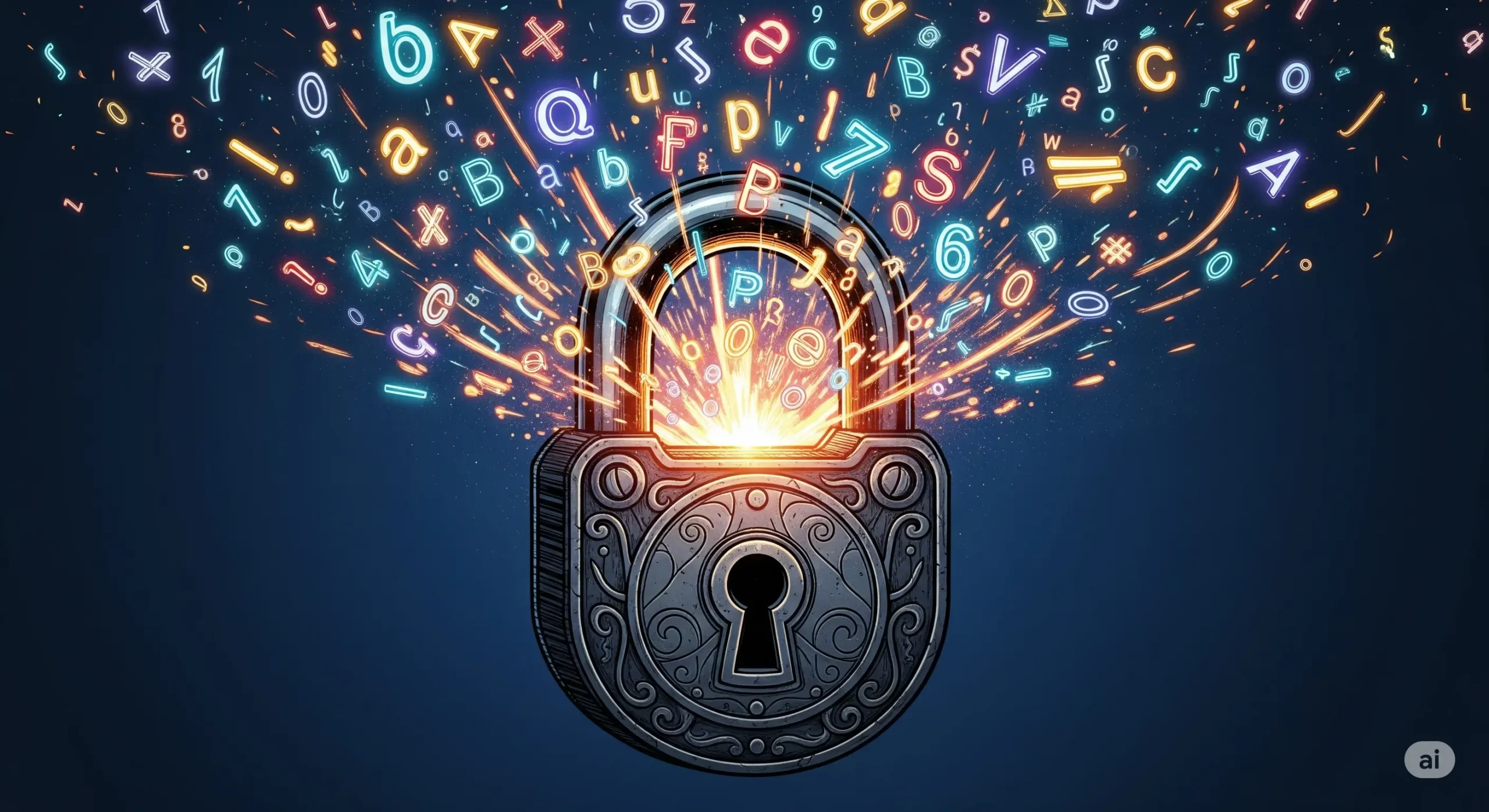 Secure password generator tool creating strong passwords